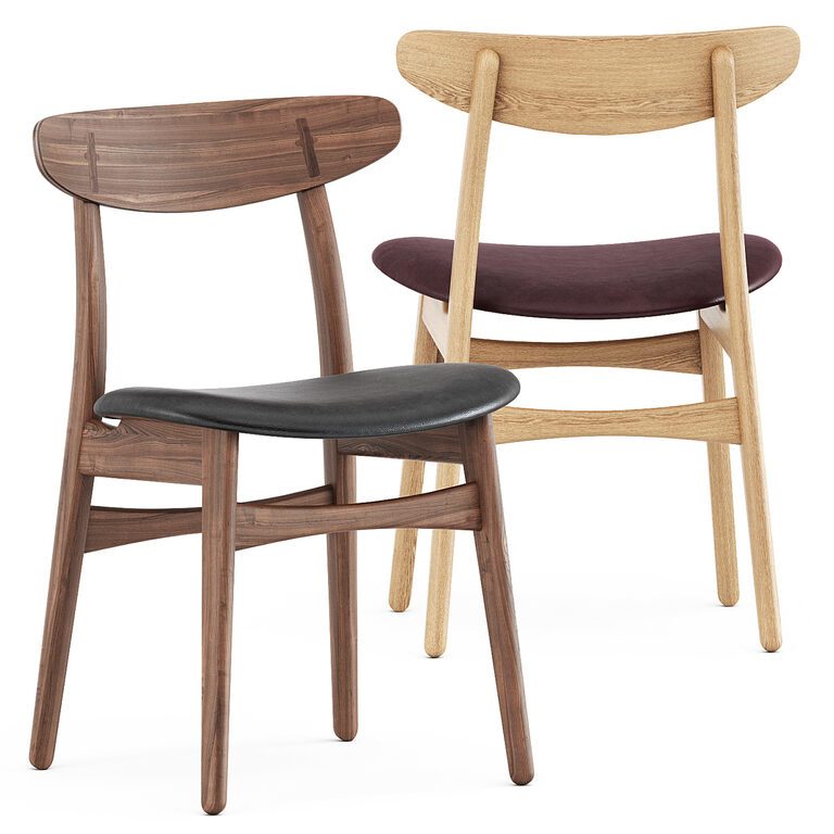 Chair CH30P by Carl Hansen (398103), 3d model 1