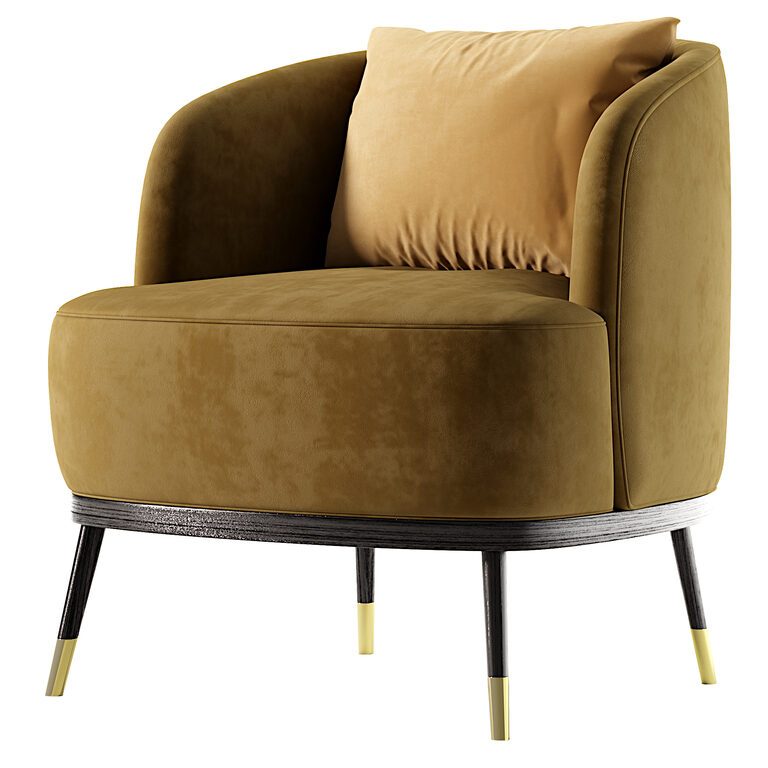 Contemporary armchair Megan 2013 (398140), 3d model 1