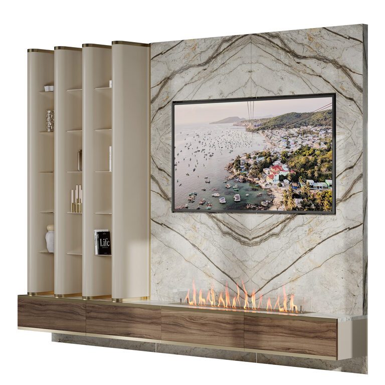 Tv Zone Rasmlari TV zone Woodsystem (398409) 3D model - Download 3D model TV zone ...