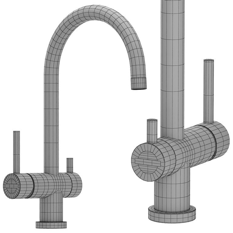 Kitchen faucet Omoikiri Yamada (398433) 3D model - Download 3D model ...