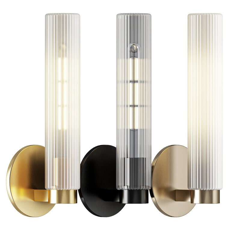 Weston Fluted Sconce (399920), 3d model 1