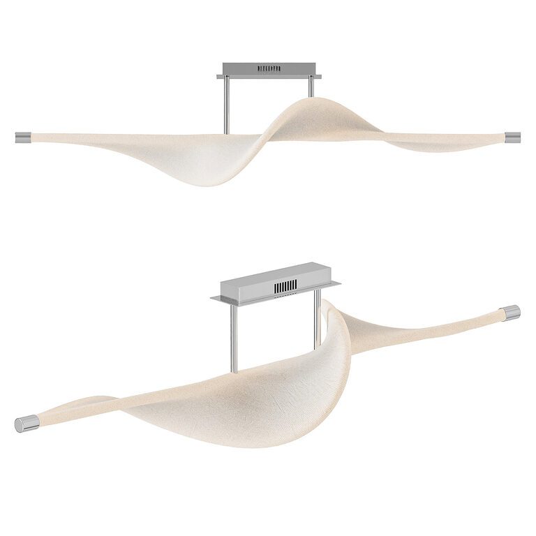 Lucande Edano LED Ceiling Lamp (400025), 3d model 1
