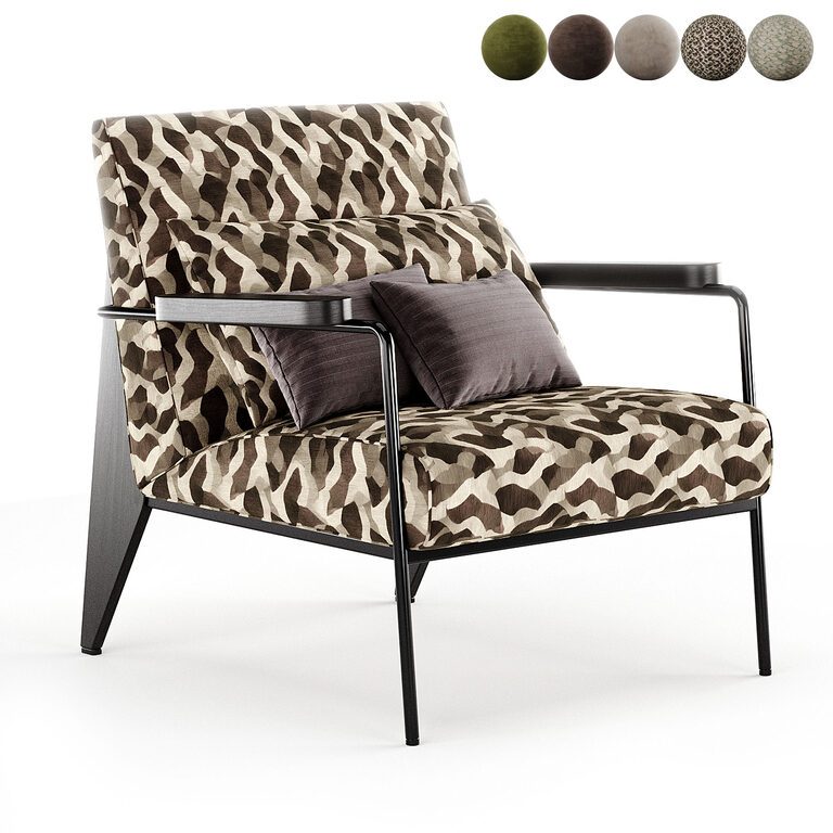 Крісло для вітальні Vitra  (400122), 3d модель 1