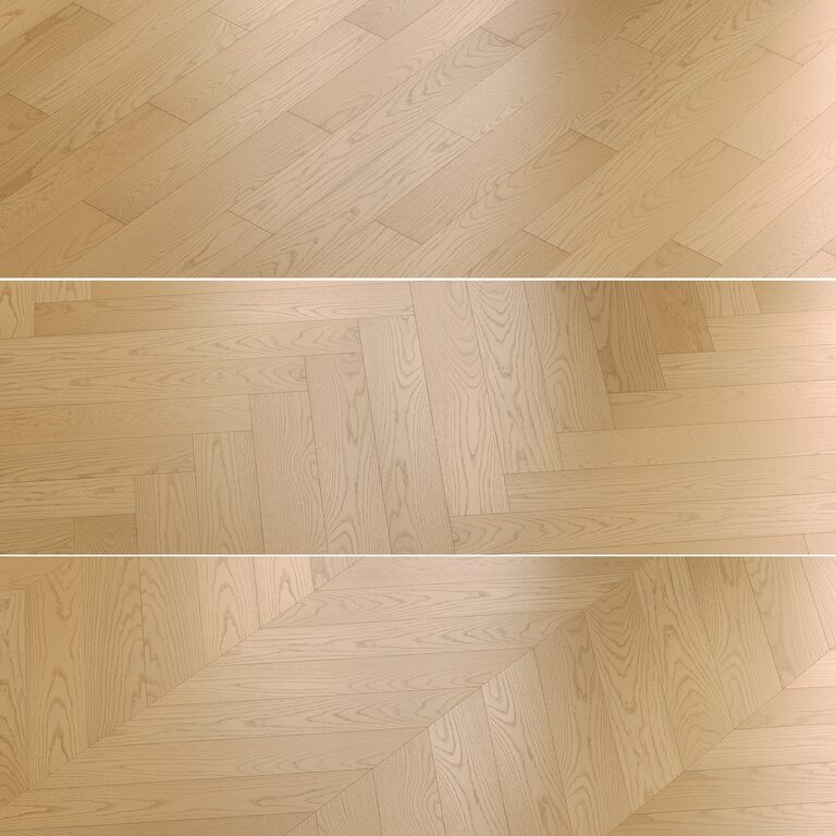 Champagne Oak quartz parquet (400514), 3d model 1