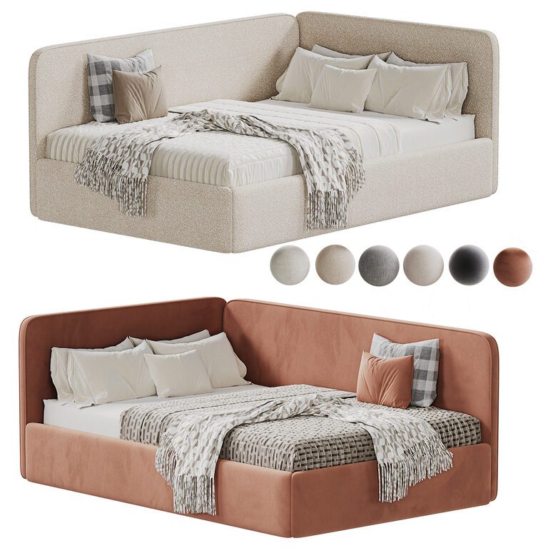 Bruni Childrens Bed (400527), 3d model 1