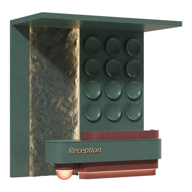 Check-in counter (400600), 3d model 1