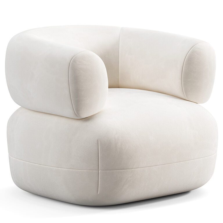 Puffer chair by Moving Mountains (400620), 3d model 1