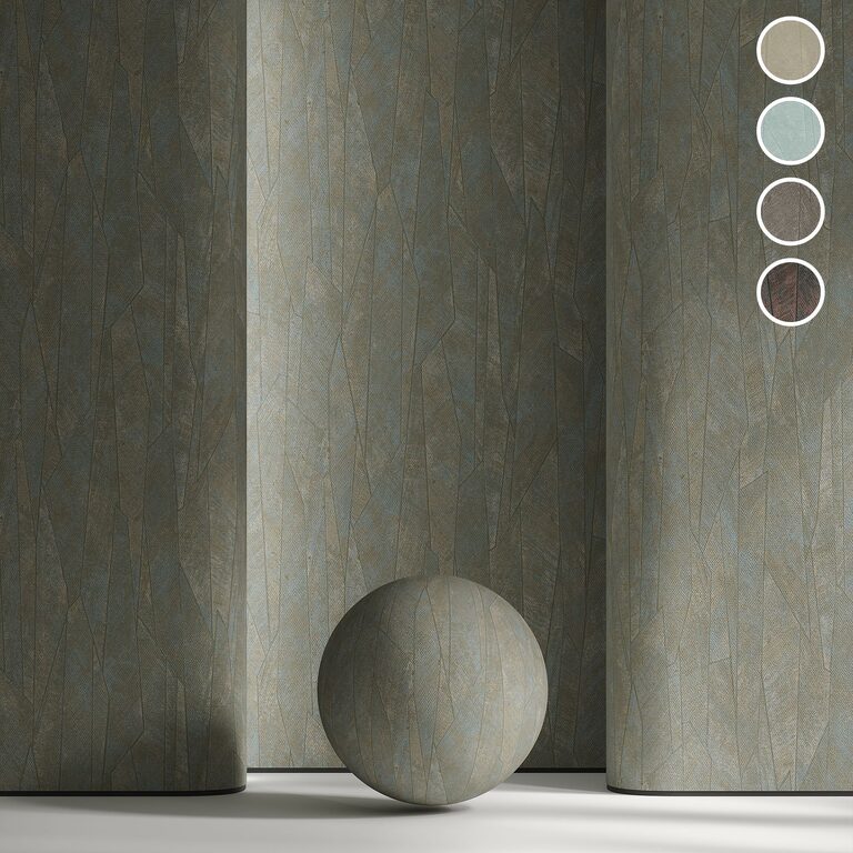Seamless Wallpaper Mikado Daisen (400693), 3d model 1