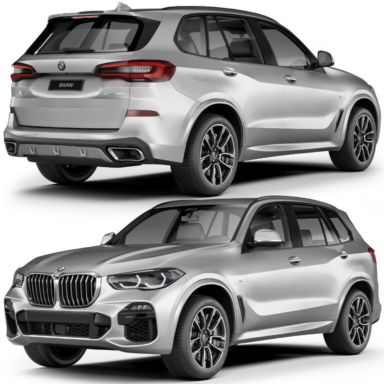 Автомобиль BMW X5 M 2019 (400790), 3д модель 1