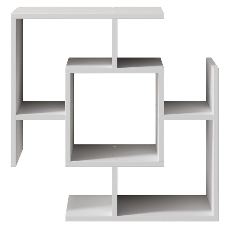 White FunnY ElePHanT Cube Wall Shelf (400871), 3d model 1