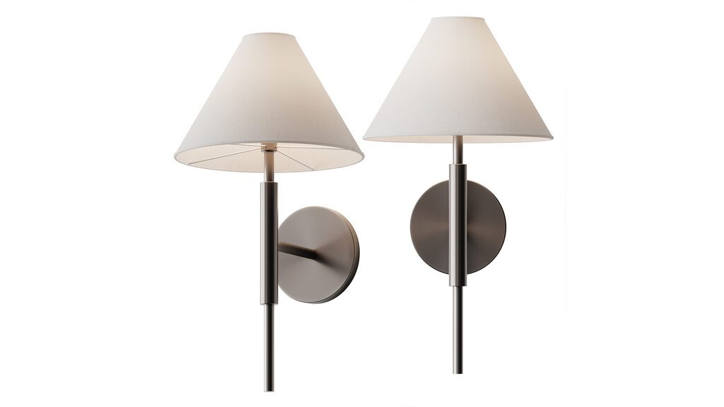 Porteau wall Sconce (400949) 3D model - Download 3D model Porteau wall ...
