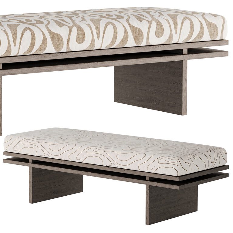 Edo Bench Edo Bench By Manner Matter (401159) 3D model - Download 3D model Edo ...