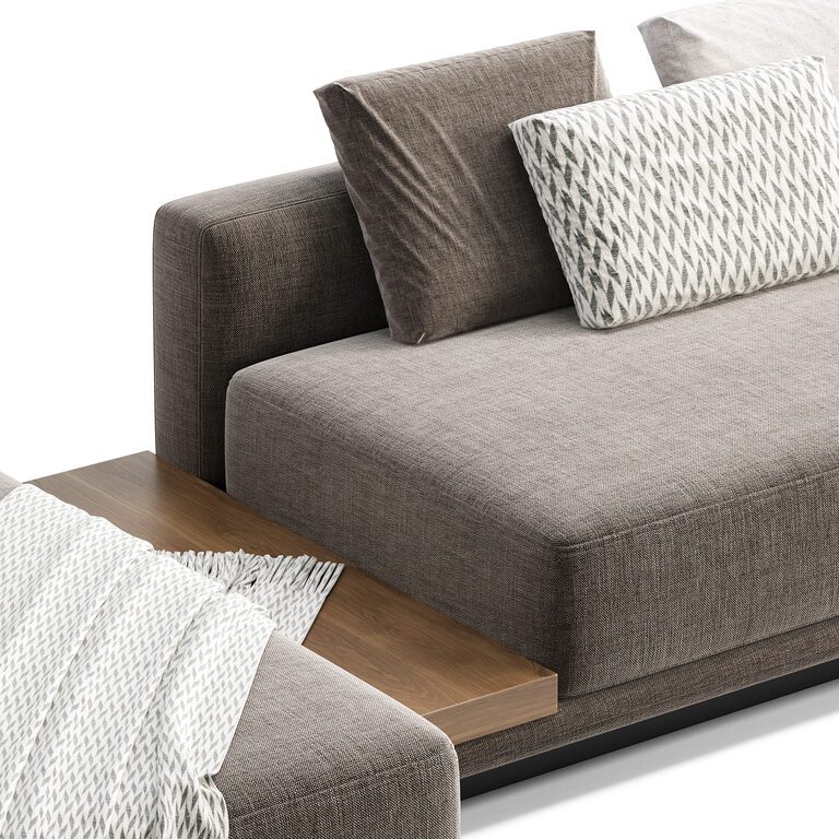 Minotti Horizonte Sofa (401170) 3D model - Download 3D model Minotti ...