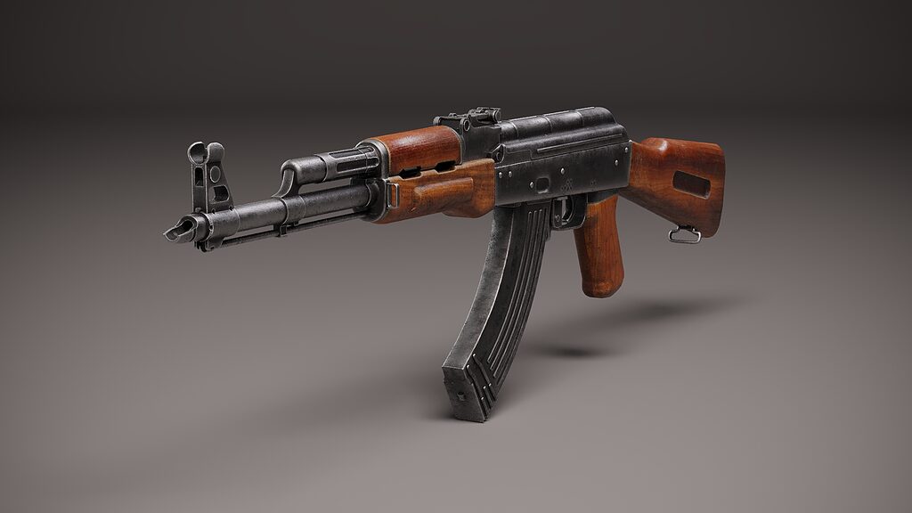 AK-47 (401325), 3d model 1