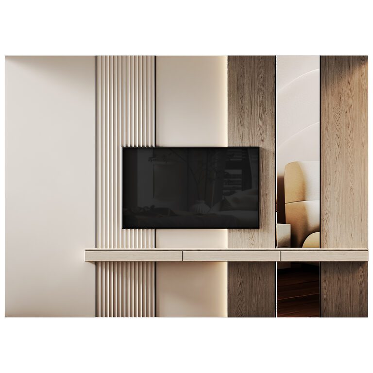TV Wall 08 (401413) 3D model - Download 3D model TV Wall 08 (401413 ...