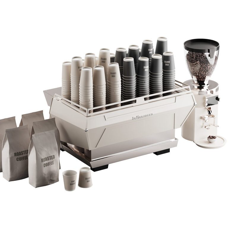 High-Quality 3D Coffee Machine Models – Perfect for Kitchens, Cafes ...