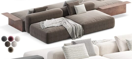 Poliform Westside Sofa (402066) 3D model - Download 3D model