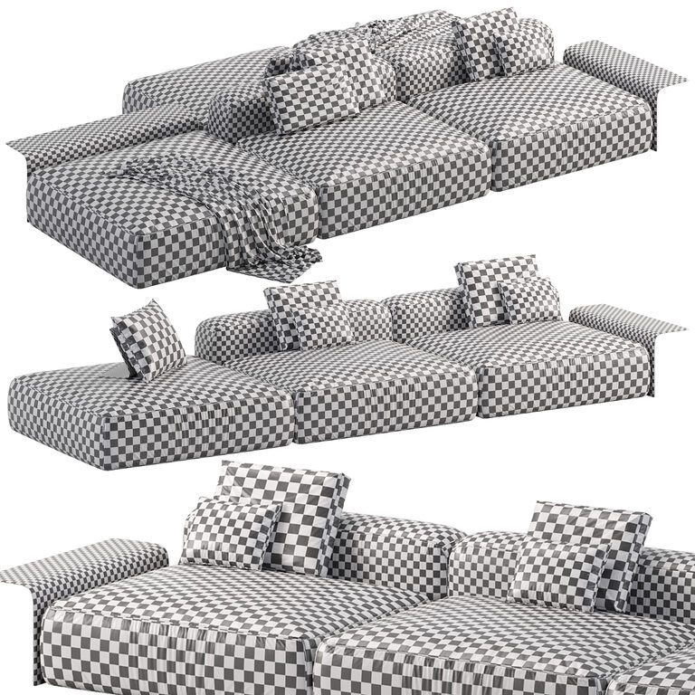 Poliform Westside Sofa (402066) 3D model - Download 3D model