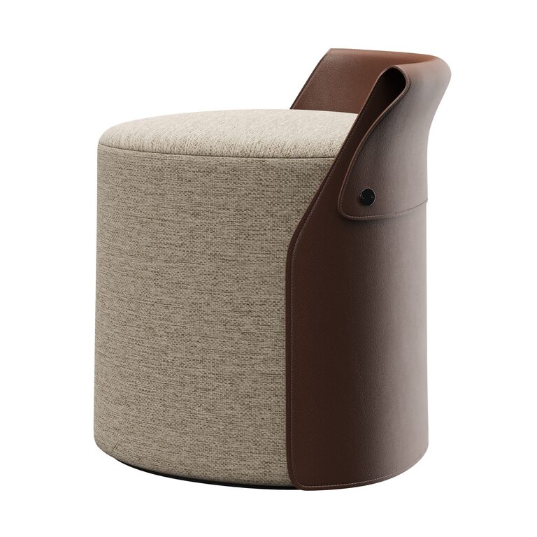 Flexform Ozzy Ottoman (402323) 3D model - Download 3D model