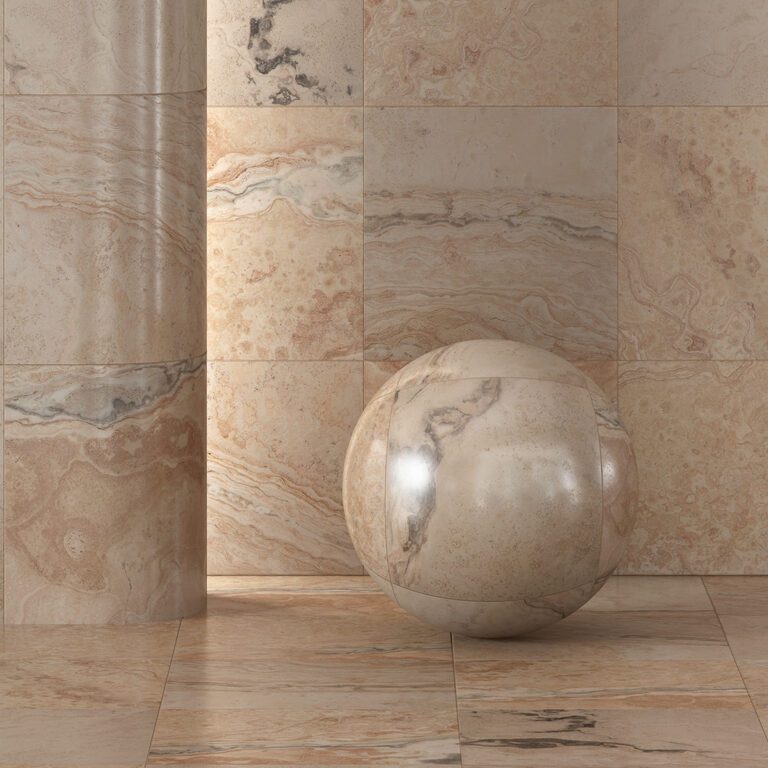 Плитка для підлоги з мармуру, матеріал 03 (402441), 3d модель 1