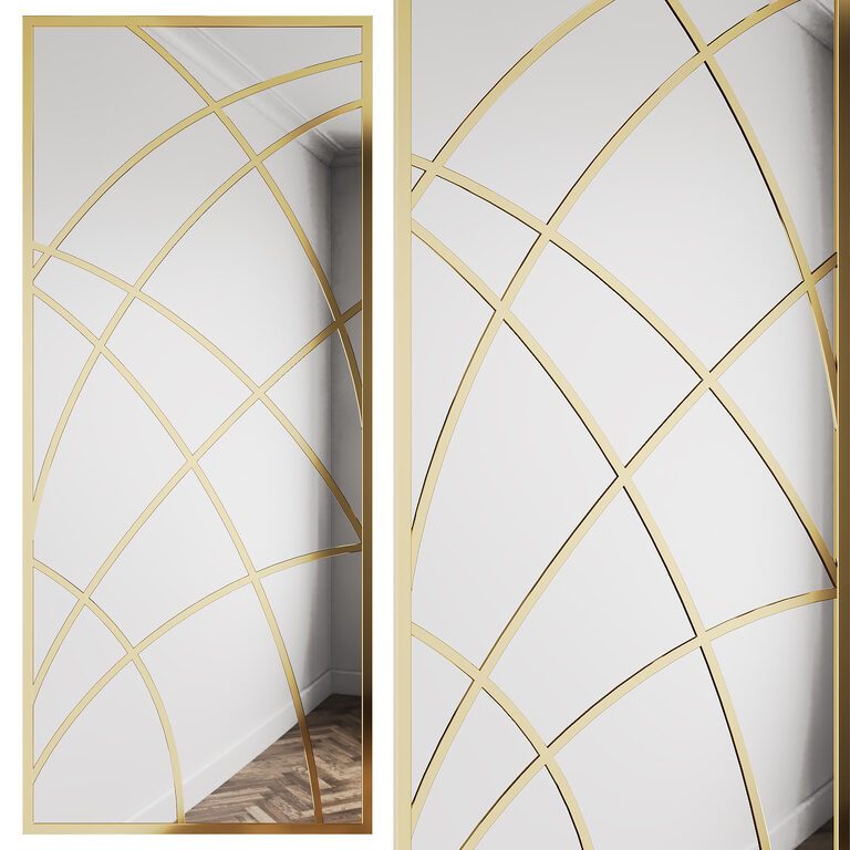 Mirror 08 Decorative Mirror (402468), 3d model 1