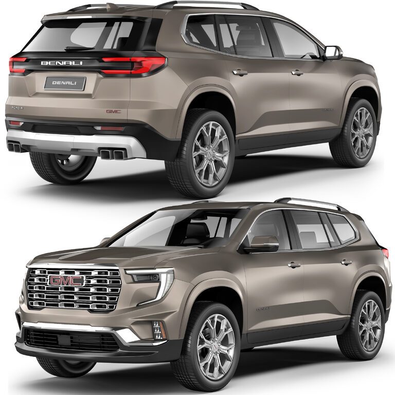 GMC Acadia Denali 2024 (402668), 3д модель 1
