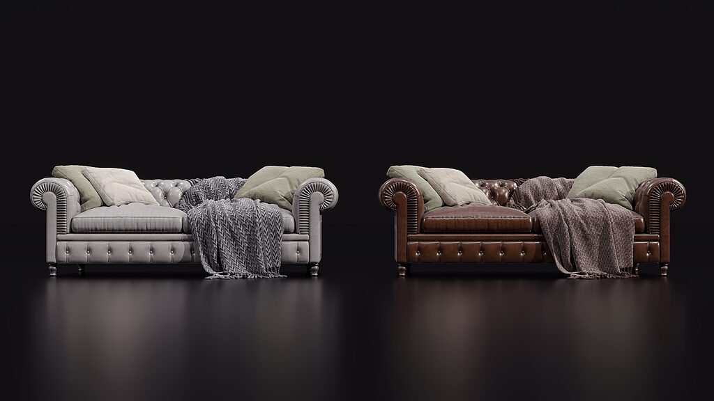 Chester One Sofas (402708), 3d model 1