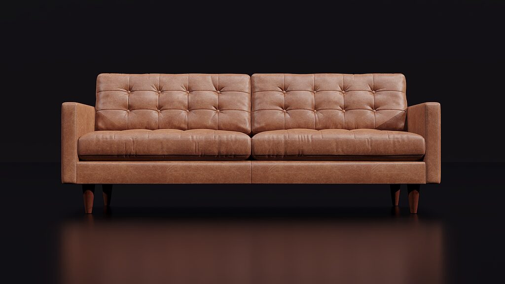 Joybird Eliot Leather Sofa (402712), 3d model 1