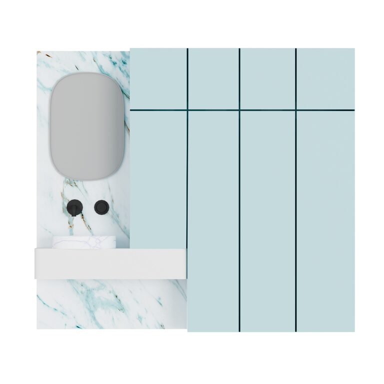 Bathroom Furniture (402780), 3d model 1