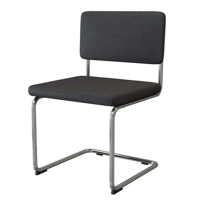 Стул Brick red felt  (402802), 3д модель 1