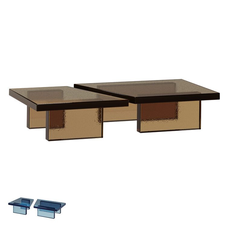 GLASS 001 coffee table by Clive Lonstein for Studiotwentyseven (402950), 3d model 1