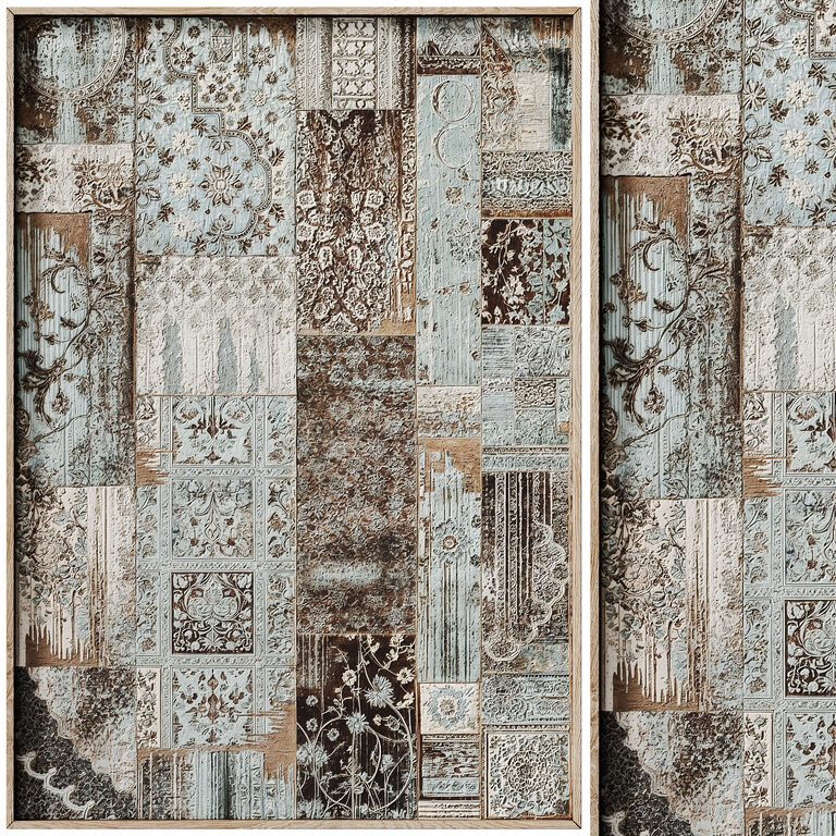 Декоративне панно 3D ART RELIEF 136 (403247), 3d модель 1