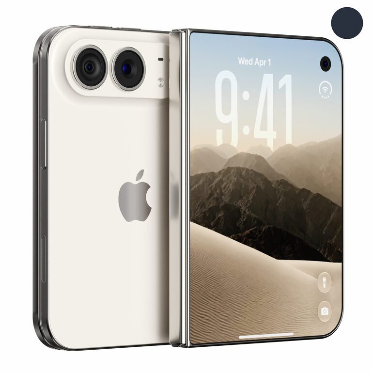 Apple iPhone Duo Foldable Phone (404324), 3d model 1
