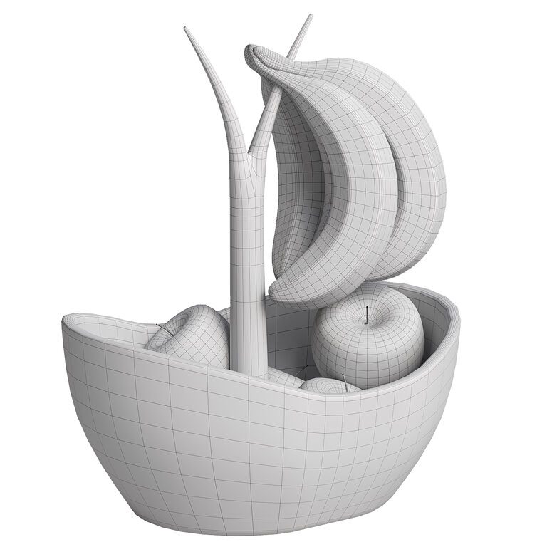 Portion Sizes Animation Nambe Fruit Tree Serving Bowl (404846) 3D model - Download 3D model ...