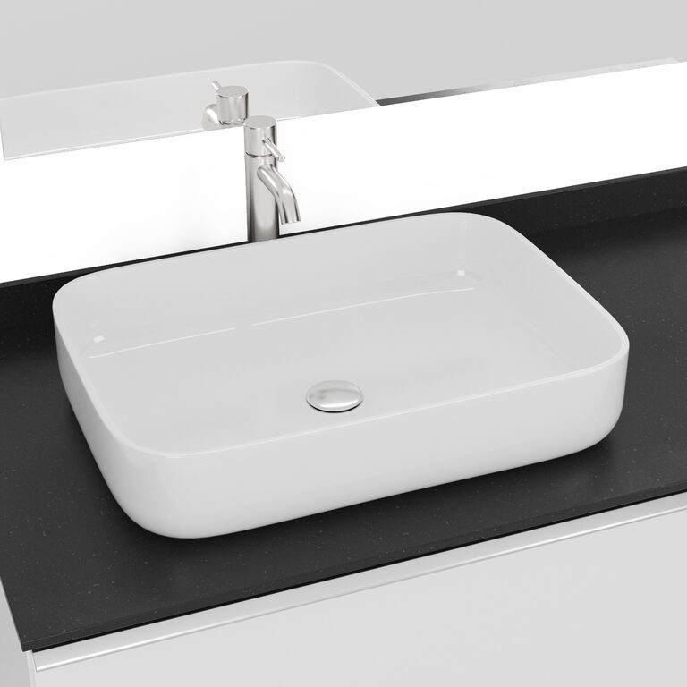 Comforty Milan washbasin cabinet 120 + Jacob Delafon mirror EB1416 ...