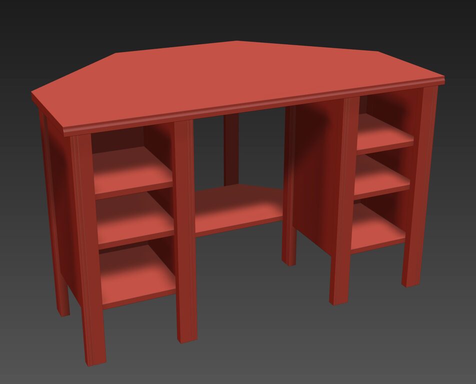 IKEA 廃盤品 BRUSALI コーナーデスク Ikea Brusali Corner Desk - AptDeco