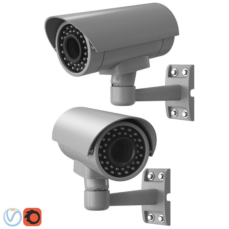 3ds Max Surveillance Camera 3d Model IR Surveillance Camera 3d Model 3ds Max Files Free Download CadNav