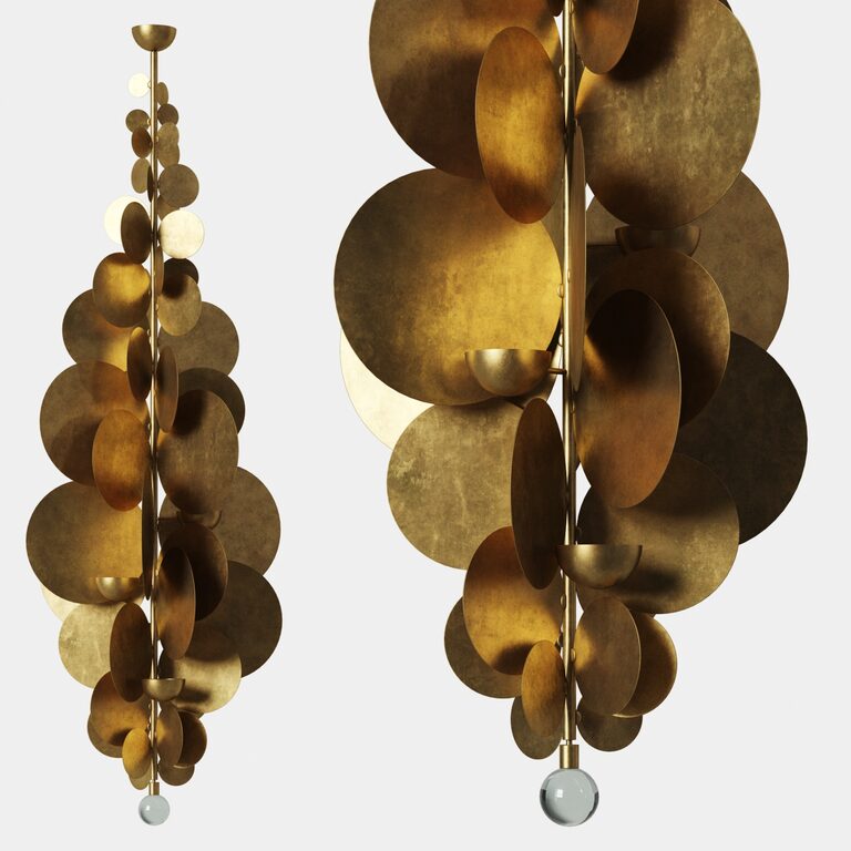 Herve Van der Straeten Chandelier  (88774), 3d model 1