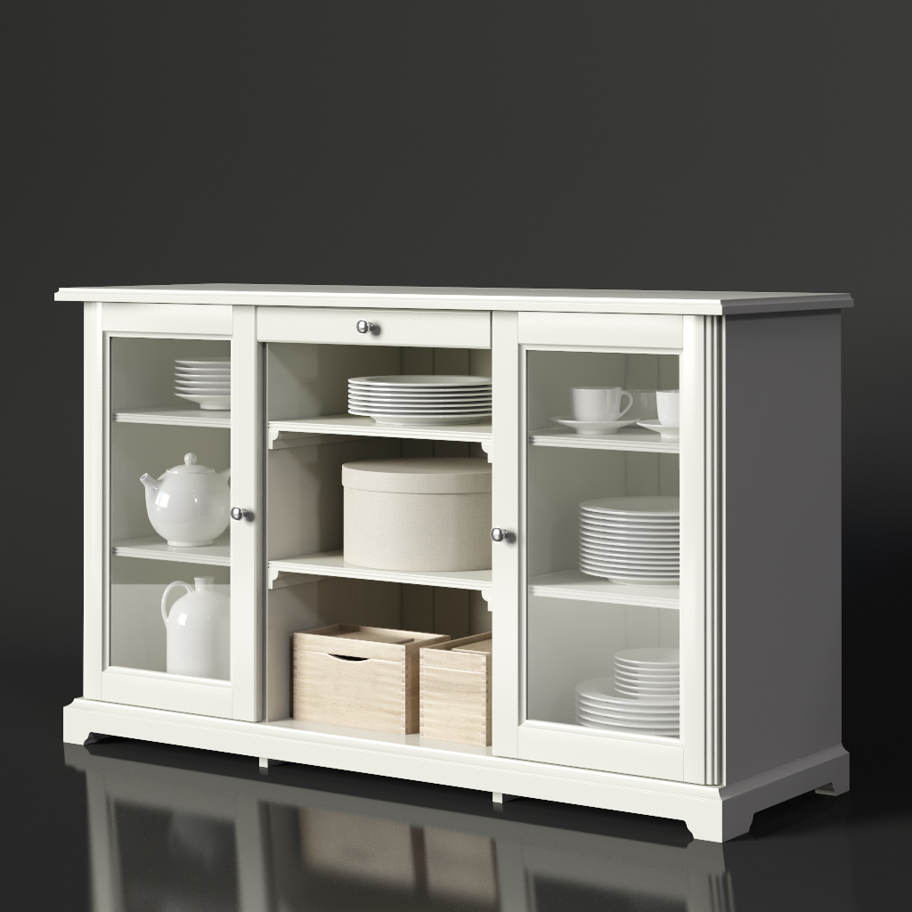 IKEA LIATORP sideboard (125501) 3D model - Download 3D model IKEA