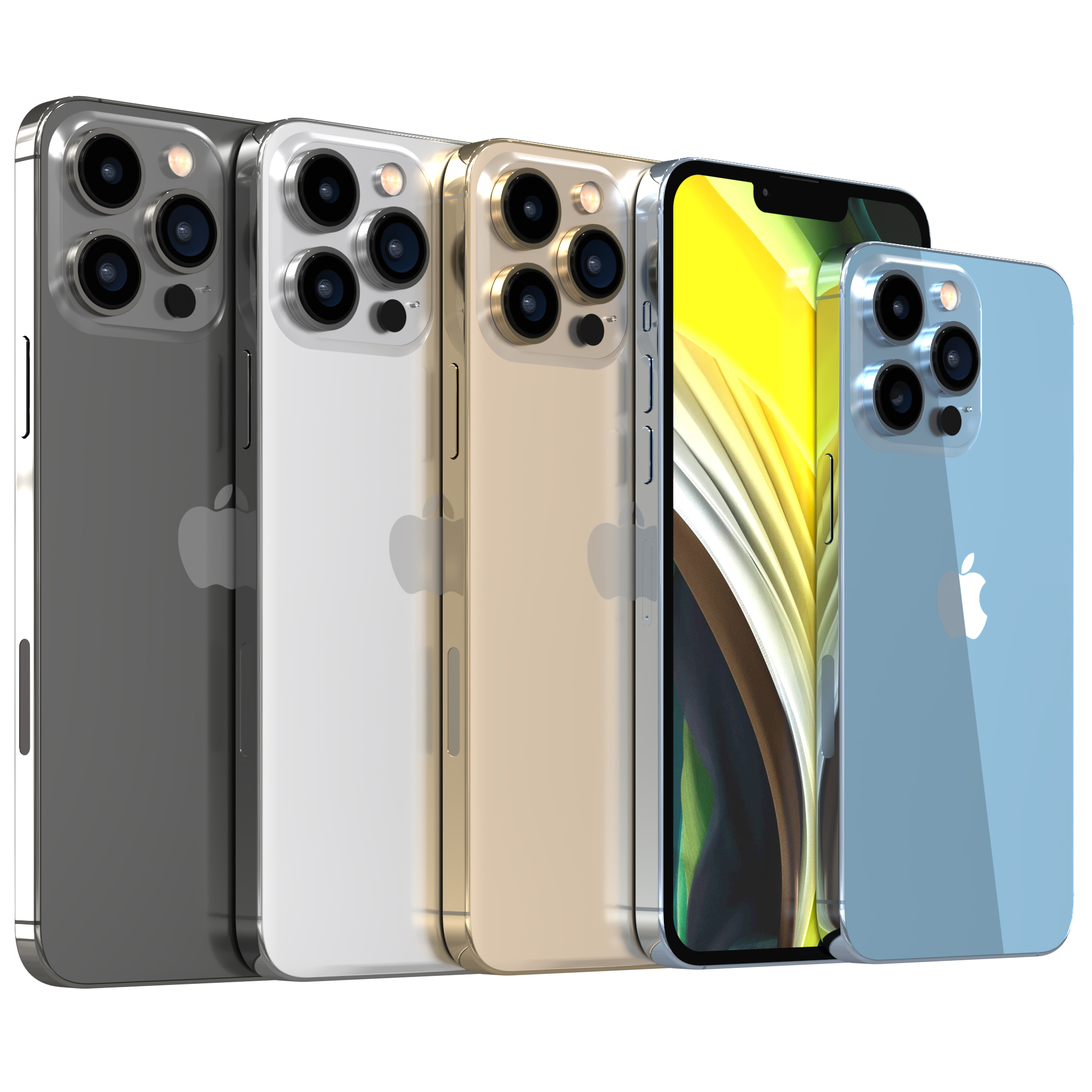 iPhone13promax 本体 iPhone 13 Pro & Pro Max (187725) 3D model - Download 3D model