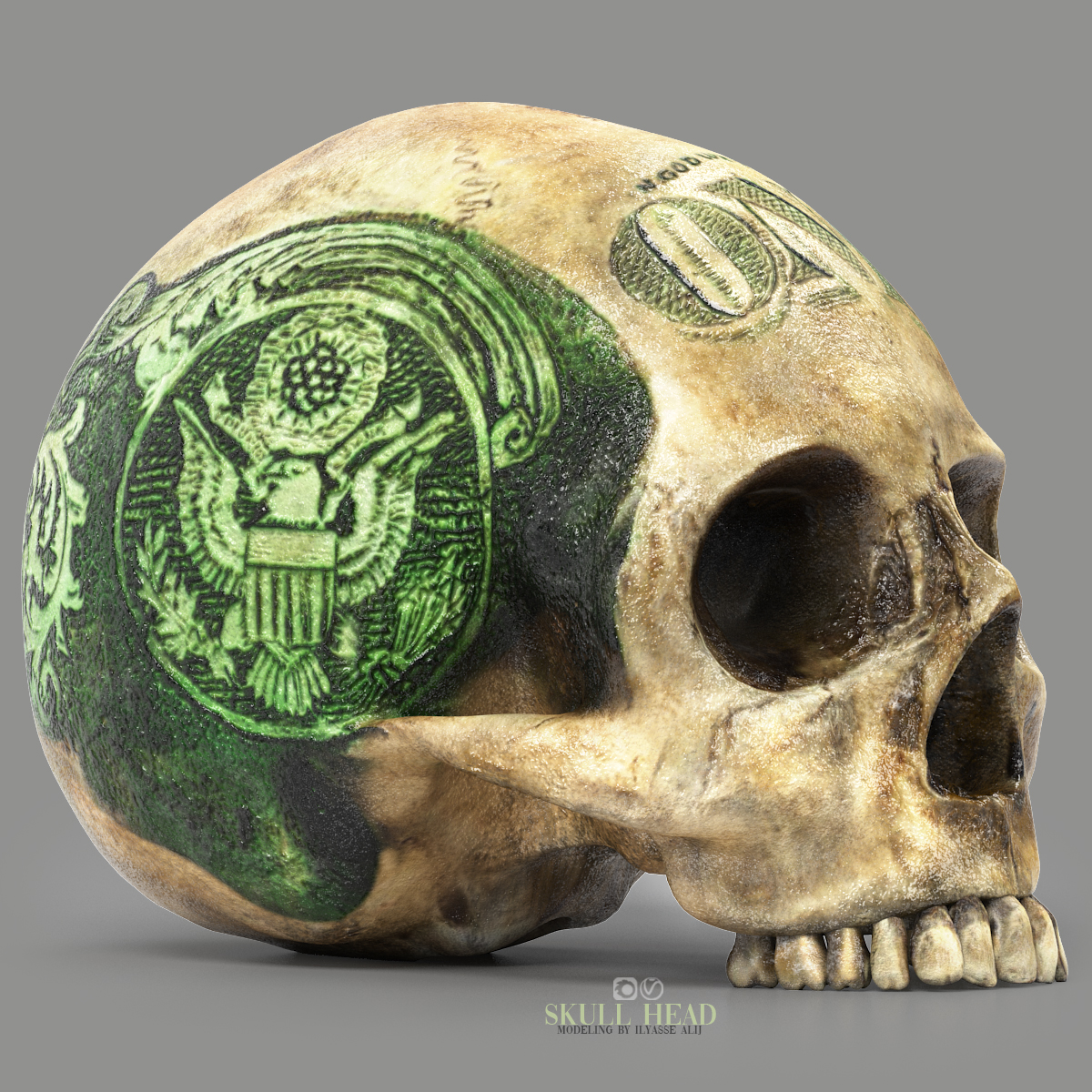 Skull head (344433) 3D model - Download 3D model Skull head (344433
