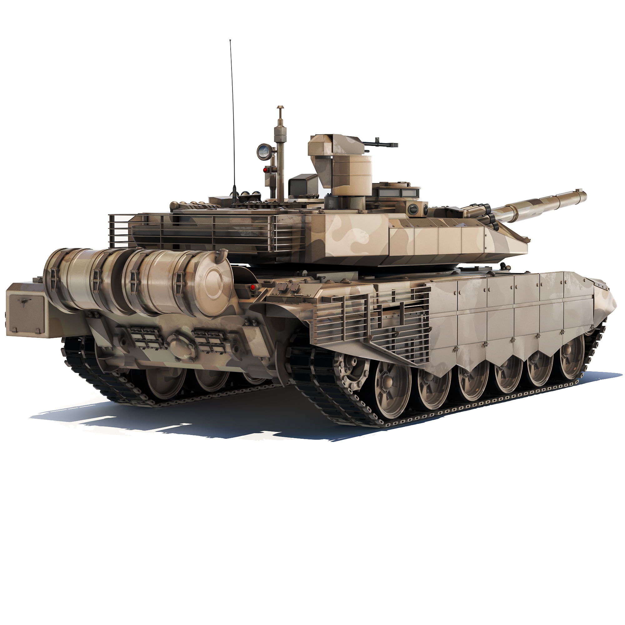Tank T-90SM 2020 (369212) 3D model - Download 3D model Tank T-90SM