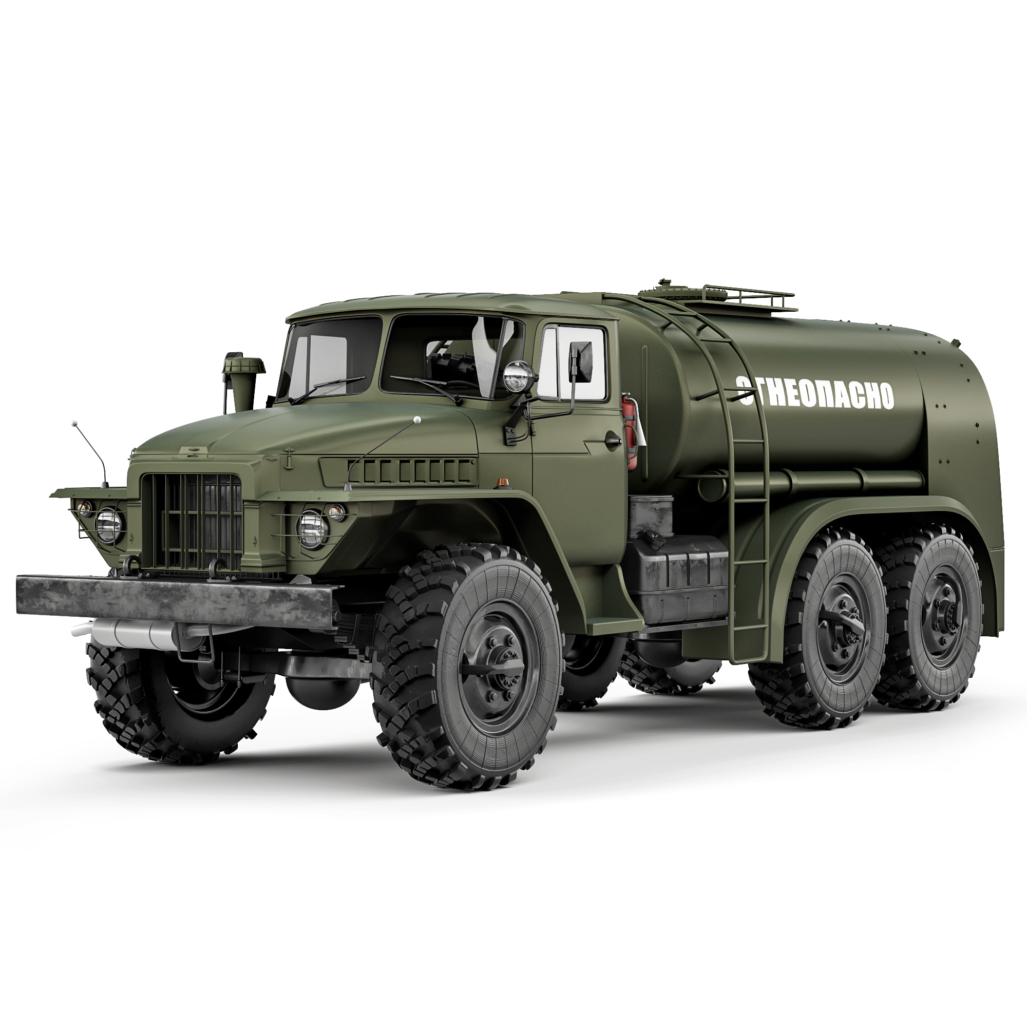 Ural TZ-5-375D 1966 car (389066) 3D model - Download 3D model Ural