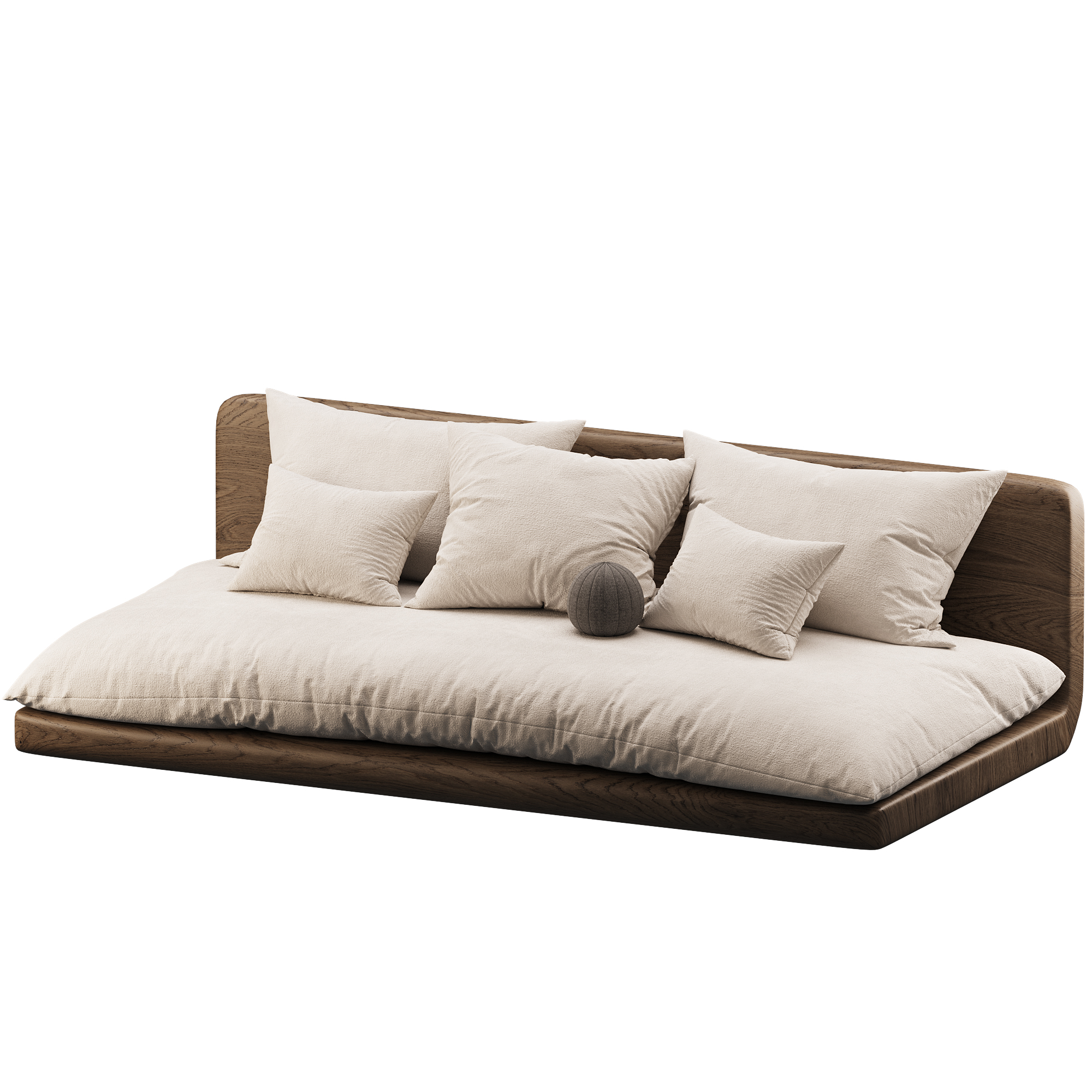Japandi Style Sofa (393346) 3D model - Download 3D model Japandi