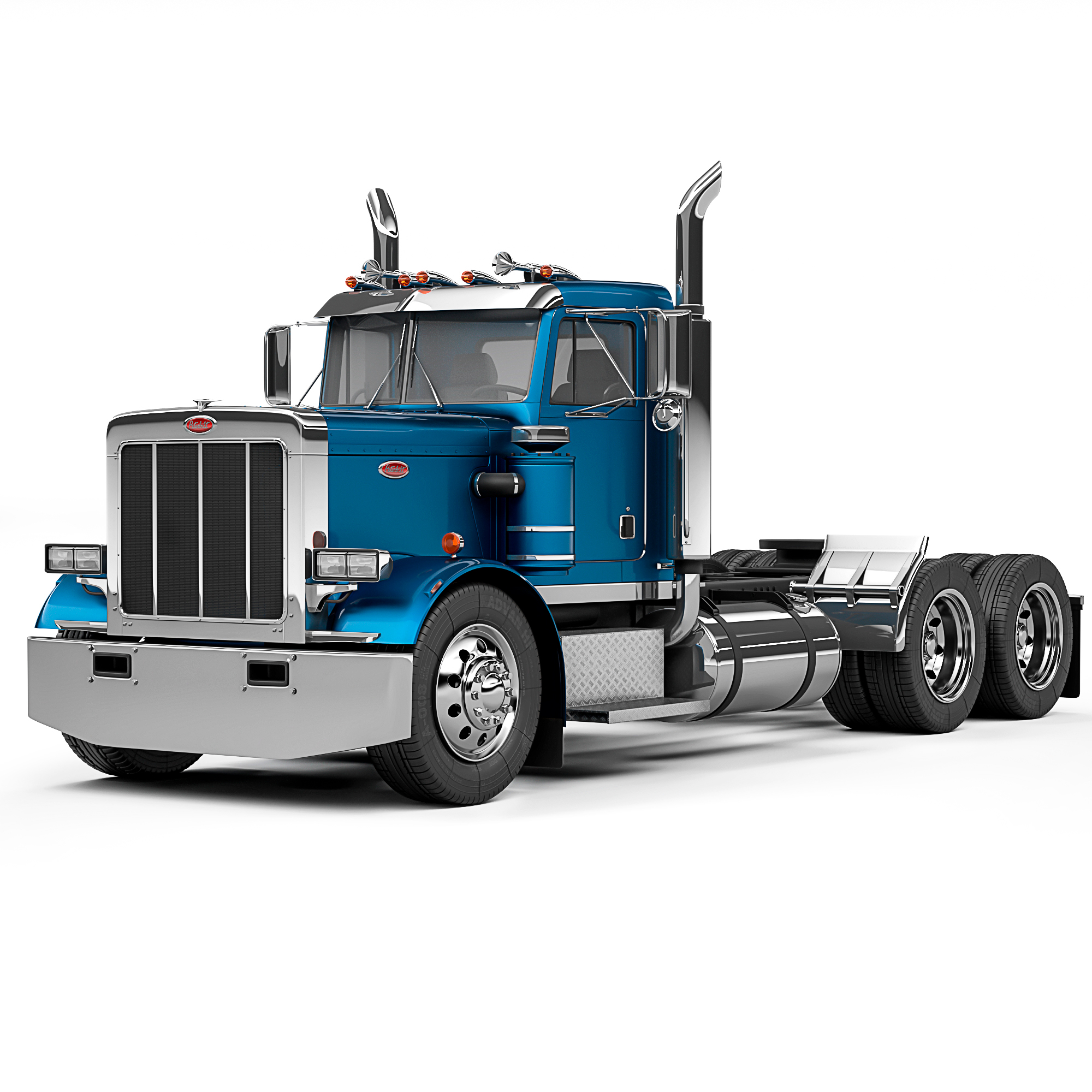 Peterbilt 359 Day Cab 1984 truck tractor (394064) 3D model