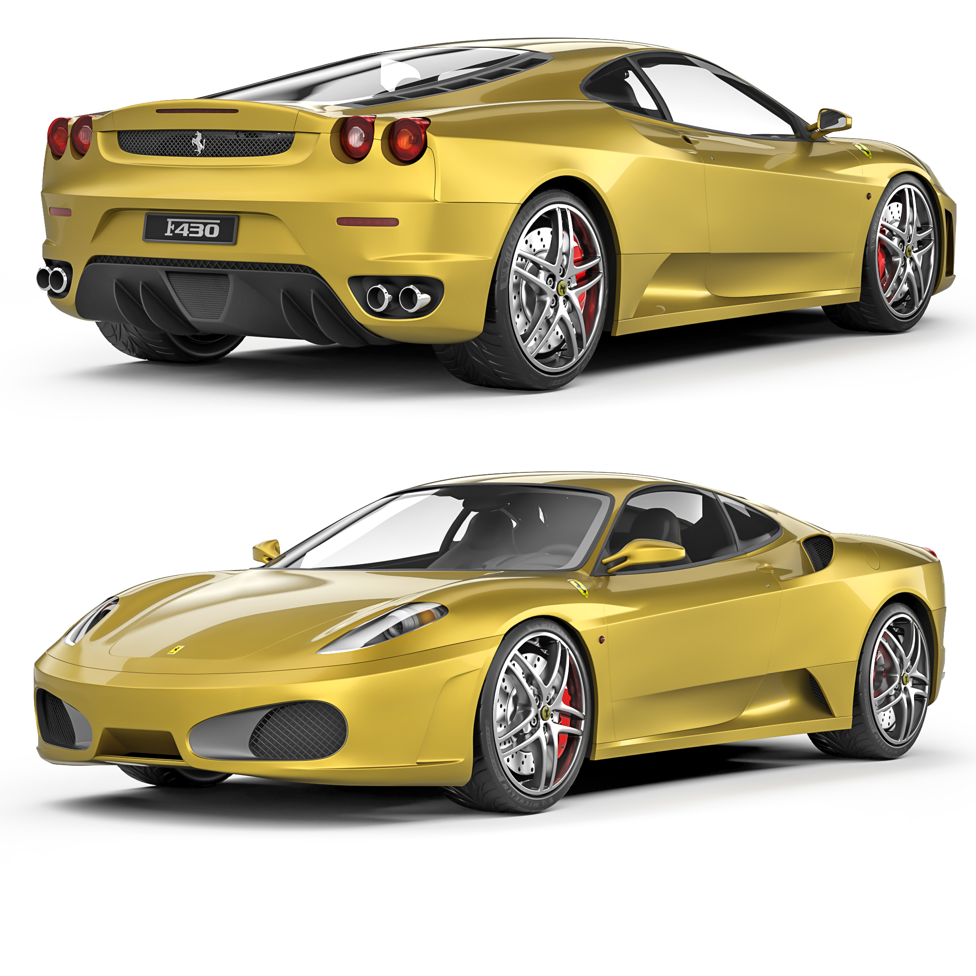 Ferrari F430 2004 car (394467) 3D model - Download 3D model