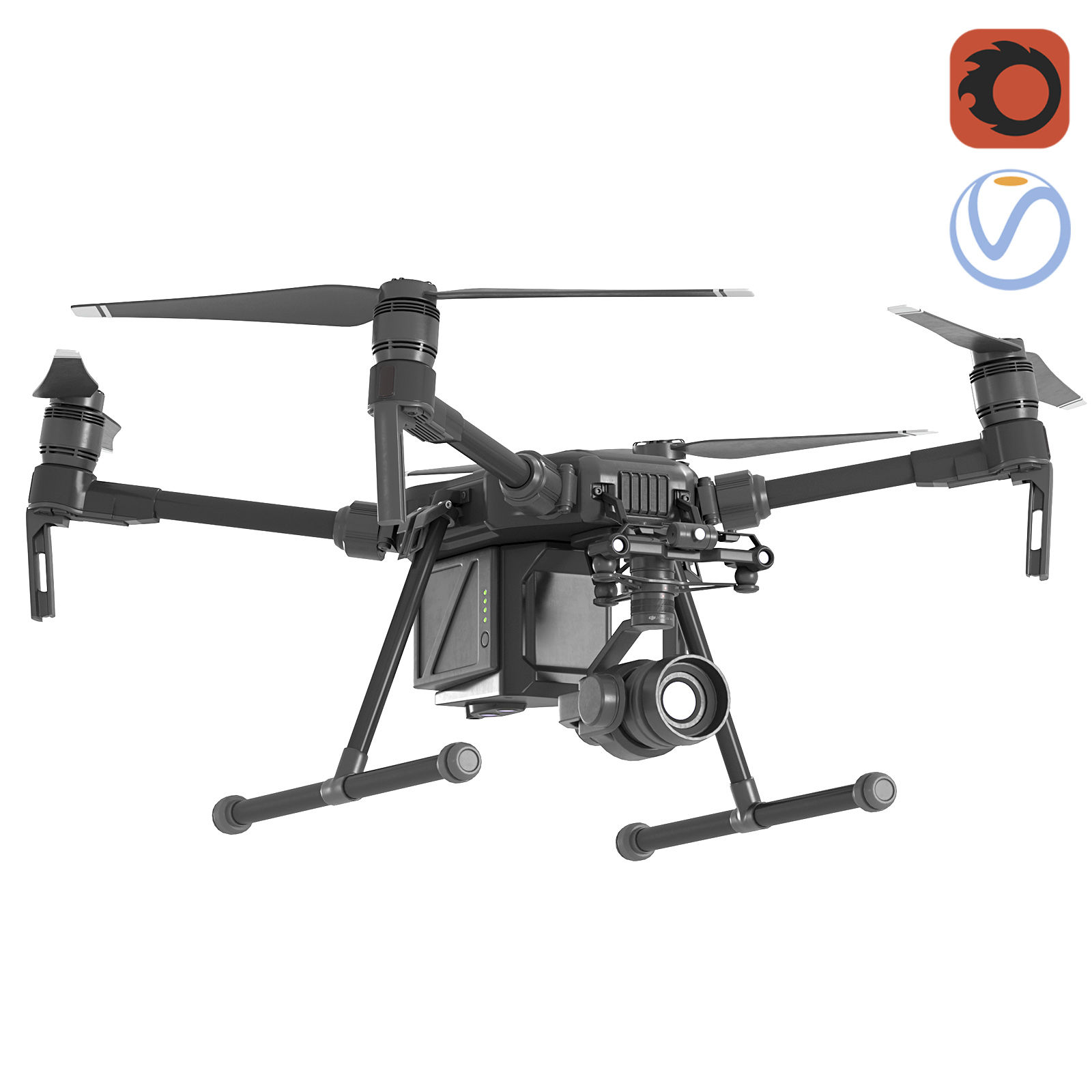 ホビーラジコン DJI MATRICE 200 DJI Matrice 200 Series v2 Zenmuse Drone (397882) 3D model